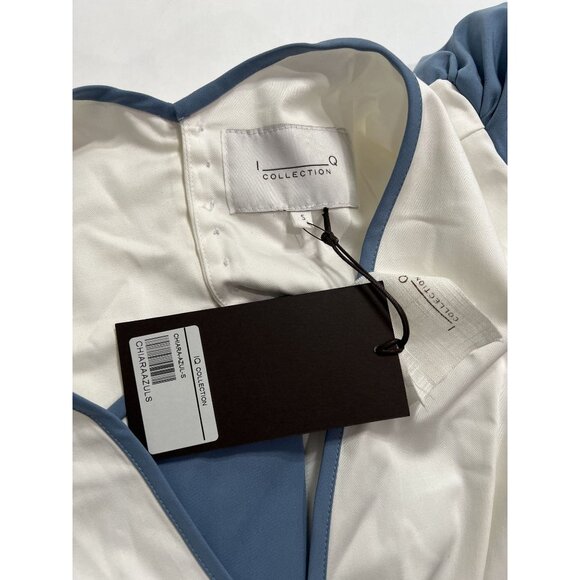 IQ Collection Chiara Dress in Blue - Picture 6 of 6